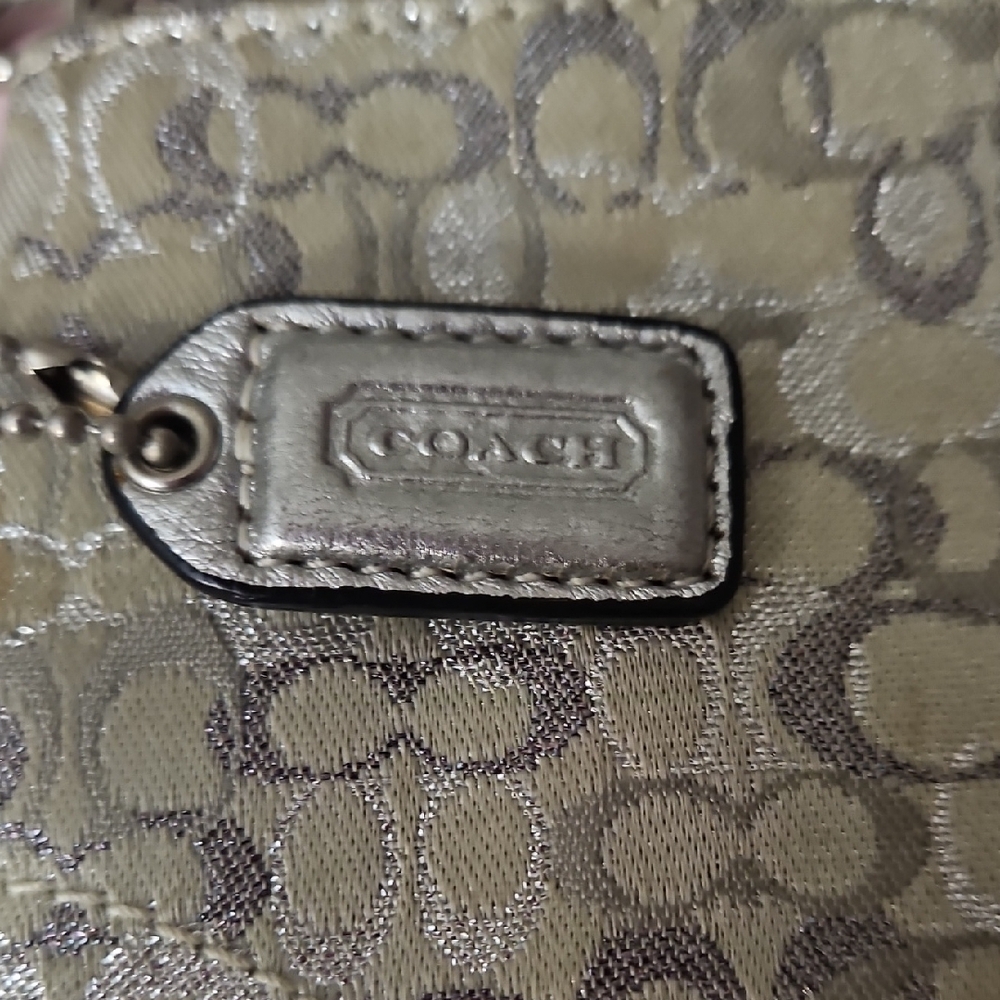 Coach Metallic Wristlet Duo - Silver and Black - Picture 2 of 7